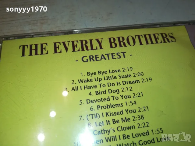 EVERLY BROTHERS-ORIGINAL CD-ВНОС GERMANY 280225111817, снимка 11 - CD дискове - 49311257