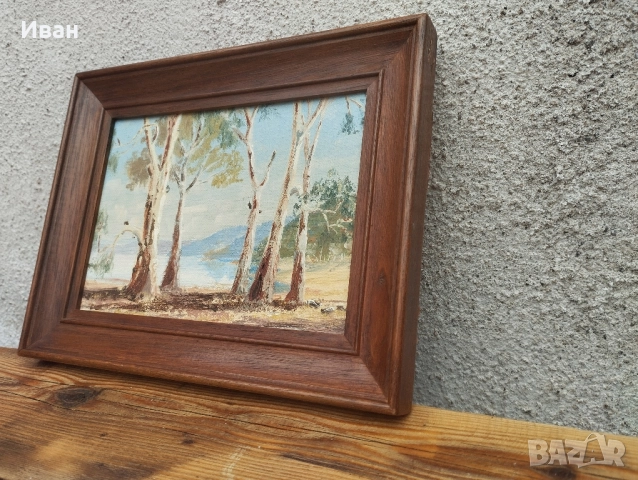 малка маслена картина , снимка 6 - Картини - 52418063