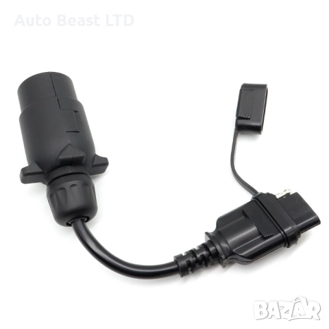 Преходник-букса за ремарке от EU към USA стандарт 7-пинов към 4-пинов адаптер А152, снимка 2 - Аксесоари и консумативи - 52374097