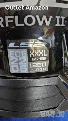 мото каска LS2 AIRFLOWII, снимка 7 - Аксесоари и консумативи - 50793737