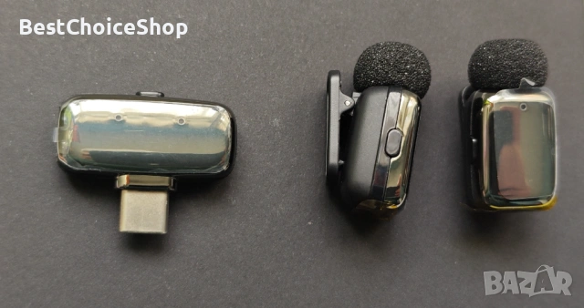 zealsound M6 Мини безжичен лавалер микрофон, лек, с шумопотискане за стрийминг, снимка 5 - Микрофони - 53792278