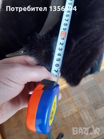 Палто от естествена кожа визон и кожа, снимка 9 - Палта, манта - 53939811