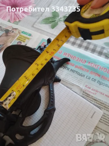 Чугунена метална камбана за врата., снимка 3 - Антикварни и старинни предмети - 50242702