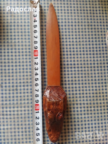 стар нож за писма Крокодил , снимка 7 - Други - 54107928