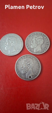 Монета М Тереза и 5Леи,3броя 