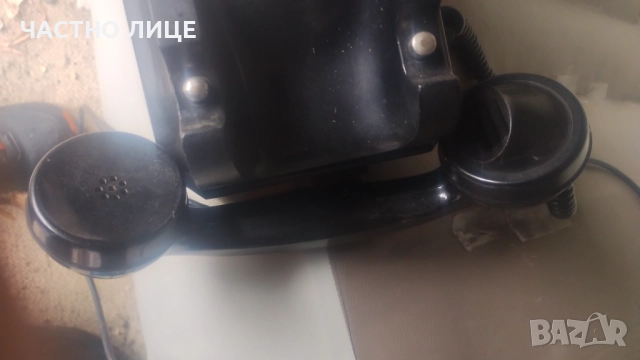 Стар бакелитов телефон Ворошилов 1950г, снимка 5 - Антикварни и старинни предмети - 51920575