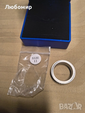 Въртящ се пръстен зъбен венец, неръждаема стомана, удобен декомпресионен пръстен,11 размер , снимка 8 - Пръстени - 53757106