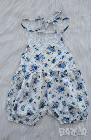 Детски летен гащеризон 12 месеца НОВ, снимка 8 - Бебешки гащеризони - 49998109