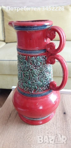 кана керамика Германия за ценители голяма , снимка 4 - Декорация за дома - 50583299