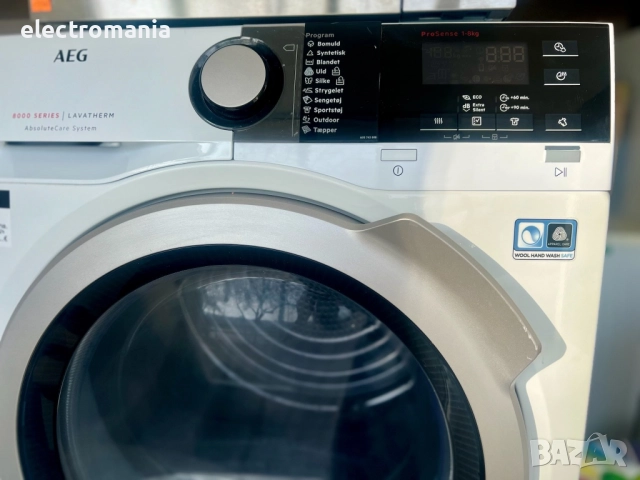 сушилня с термопомпа AEG Lavatherm 8000 Series T8DEP845E 8кг, снимка 3 - Сушилни - 52642654