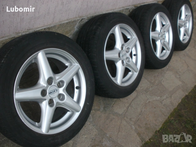 15 цола 5 х 100 мм 4 бр лети джанти - Dotz Germany ! - VW,Audi,Seat,Skoda,Toyota,Subaru !