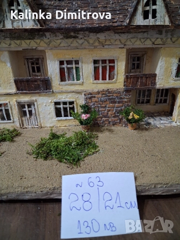 Макети  на къщи-ръчна изработка., снимка 2 - Декорация за дома - 52870975