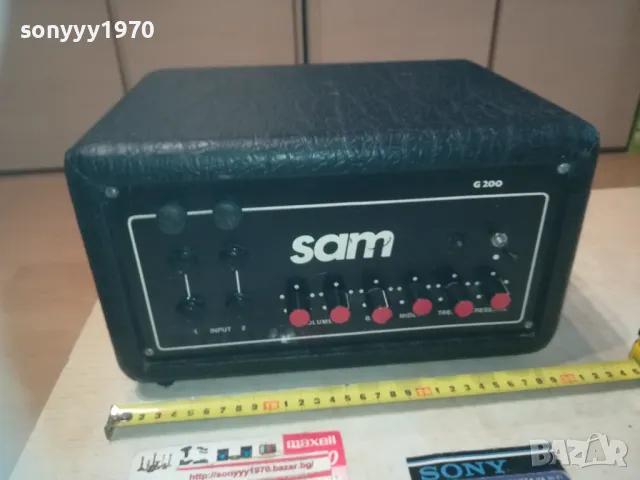 SAM G200 AMPLIFIER-ВНОС SWISS 0410241824LNWC, снимка 4 - Ресийвъри, усилватели, смесителни пултове - 47464252