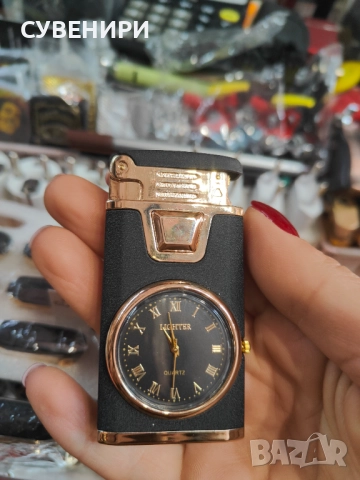 Газова запалка с вграден кварцов часовник , снимка 6 - Запалки - 52440766
