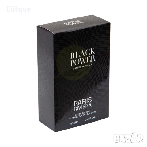 Paris Riviera Black Power 100ml EDT Men Black Code, снимка 5 - Мъжки парфюми - 52902231