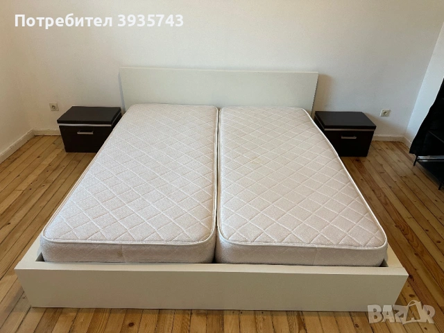 Спалня IKEA Malm икеа, снимка 2 - Спални и легла - 53076231