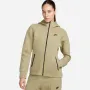 Дамско горнище Nike Tech Fleece Olive Green - размер S, снимка 1