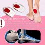 Нови Силиконови гел подложки за пети - облекчаване на болката в краката, снимка 3