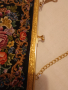 Викторианска дамска чанта с  Антична чанта Petit Point от 1900 г. Малка чанта с богато украсена злат, снимка 6