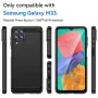 Samsung Galaxy M33 5G Удароустойчив Carbon Fiber Калъф и Протектор, снимка 9