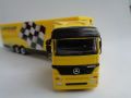 1:87 H0 SCHUCO MERCEDES ACTROS КАМИОН ТИР КОЛИЧКА МОДЕЛ, снимка 3