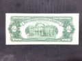Сащ ,2 долара,1953А г.Червен печат. AUNC., снимка 2