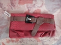 Нов Клъч от еко кожа в червено, снимка 1