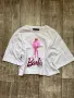 Barbie Барби  T-shirts  T-shirt бяла широка  жестока тениска , снимка 1