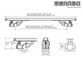 Напречни греди MENABO 947 ШЪРМАН XL 135см, снимка 4