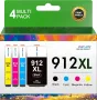 CATJOY 912XL Касети с мастило Multipack Резервни за HP Officejet Pro 8022, снимка 1