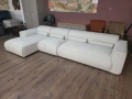 Светло кремав ъглов диван от плат Flex Felix, снимка 12