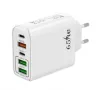 Адаптер - Ултра бързо 65W (Super VOOC+) USB-C + USB-A зарядно, снимка 1