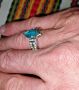 Дамски пръстен с циркони, снимка 6