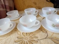Предлагам френски сервиз за кафе/чай от аркопал, снимка 2