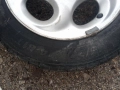 165/70/14 Перфектни джанти с гуми +ПОДАРЪК болтове за пежо 206 peugeot, снимка 4