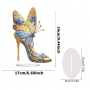 Сувенир - диамантен гоблен - Обувка с пеперуда     3447, снимка 4