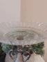 Стара фруктиера(сребро 800 кристал 19 век)Large Fruit Bowl Crystal Cut, 1 500 лв, снимка 5