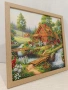 Диамантен гоблен 25 х 25 см готов изработен в дървена рамка , снимка 3