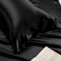 Black Комплект Черно Спално бельо от Сатен 4 части, снимка 2