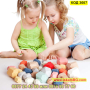 Детска дървена игра с цветни камъчета за баланс и декорация - КОД 3607, снимка 10
