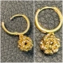 Златни обеци  Топчета ЧИСТО НОВИ 14 карата 585 zlatni obeci zlaten gold, снимка 7