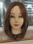 Нова светло кестенява  перука 35 см Боб стил без бретон - мод.17, снимка 1
