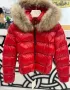 Дамско зимно яке с естествен косъм Moncler - Налични различни цветове Код A324, снимка 3