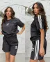 Adidas Дамски Летен Комплект Тениска И Къси Панталонки👚🩳Дамски Къс Екип Адидас - 2 Цвята Код A601, снимка 2