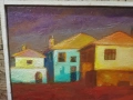 АВТОРСКА МАСЛЕНА КАРТИНА - СОЗОПОЛСКИ КЪЩИ, снимка 2