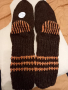 Ръчно плетени мъжки чорапи от вълна размер 45, снимка 8