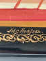 СССР-рисувана кутия папие Маше,фирма федоскино с подпис на художника.Църковен мотив, снимка 3