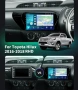Мултимедия за Toyota Hilux, AN120 Андроид навигация, Carplay, Android AUTO, 2DIN, Тойота Hilux 15-19, снимка 5