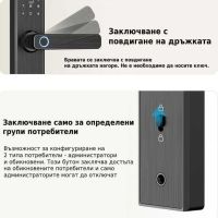 Смарт Брава - Wifi, пръстов отпечатък, код, Tuya, NFC - Z6, снимка 9 - Други - 46112308