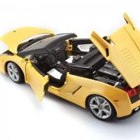 1:18 Метални колички: Lamborghini Gallardo Spyder - Bburago Gold, снимка 3 - Колекции - 45143554